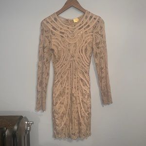 Lace Long Sleeve Dress